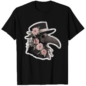 Discover Cute Floral Plague Doctor T Shirts