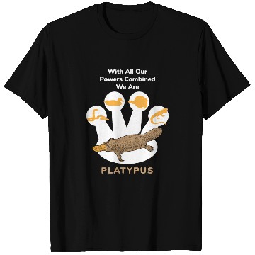 Discover Schnabeltier Power Combined Platypus T Shirts
