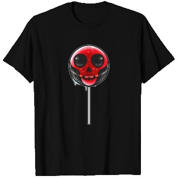 Discover Red Skull Lollipop Trick Or Treat Halloween T Shirts