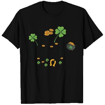 Discover Be Irish Four Leaf Clover Irish Ireland T Shirts