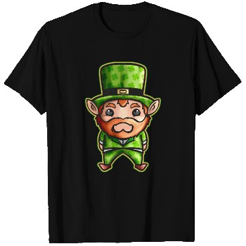 Discover Cute Kawaii Irish Elf With Shamrock Hat For St T Shirts
