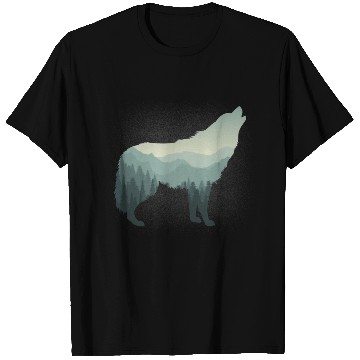 Discover Lone Wolf Survives The Mountain T Shirts