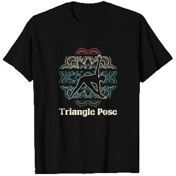 Discover Yoga Triangle T Shirts