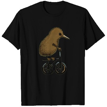 Discover Kiwi Bird On Cycle T Shirts