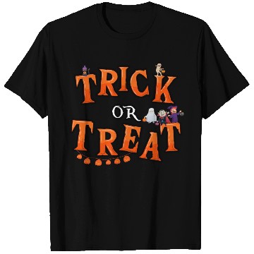 Discover Trick or Treat kids,ghost,witch and vampire ,cat T Shirts
