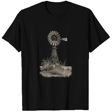 Discover American farmer windmill design T Shirts