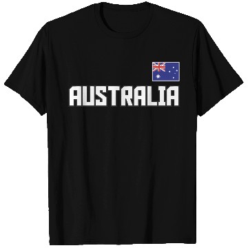 Discover Australia Flag Australian Pride Athletic Style T Shirts