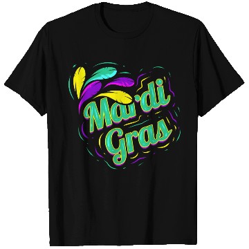Discover Green Lettering For Mardi Gras T Shirts