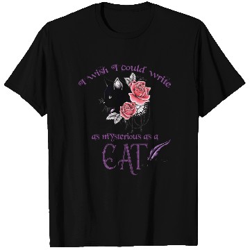 Discover Mysterious Cat Edgar Allan Poe T Shirts