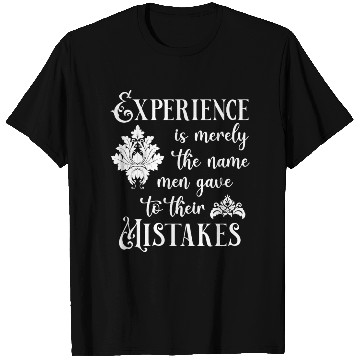 Discover Experience Oscar Wilde T Shirts