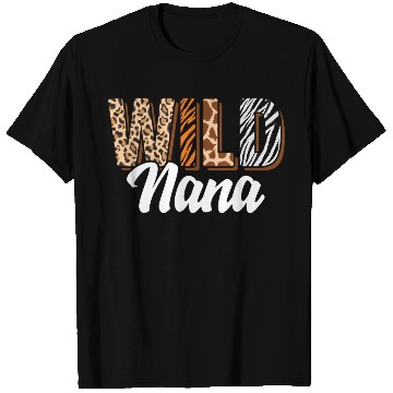Discover Wild Nana Zoo Born Two Be Wild B-Day Safari T Shirts