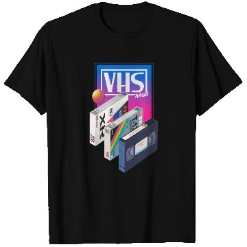 Discover 80s T ShirtVHS world T Shirts