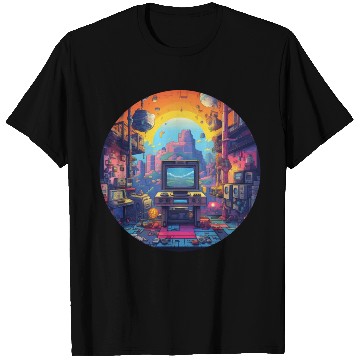 Discover Retro Gaming Paradise: Embrace the Pixelated Past! T Shirts