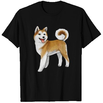 Discover Akita Light Faced Tan T Shirts