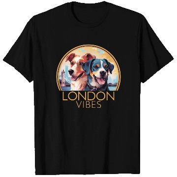 Discover London Vibes England Cute Dogs Dog Lovers T Shirts