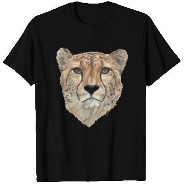 Discover Watercolor Cheetah Portrait T Shirts