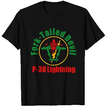 Discover Fork Tailed Devil P 38 Lighting T Shirts