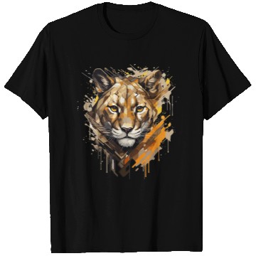 Discover Graffiti Style Mountain Lion | Mountain Lion Lover T Shirts