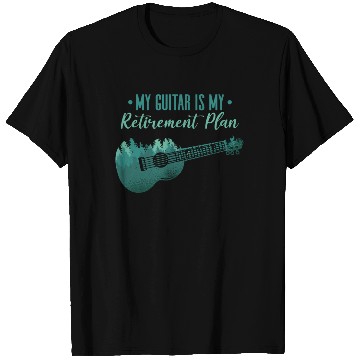 Discover My Guitar Retirement Plan Music Lover Guitarist T Shirts