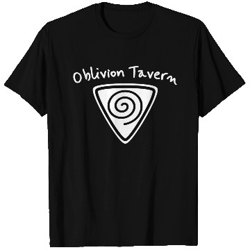 Discover Oblivion Tavern Logo White T Shirts