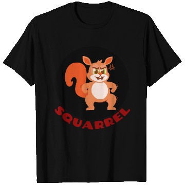 Discover Squarrel Squirrel Pun T Shirts