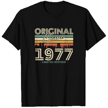 Discover 1977 Vintage Birthday Gift T Shirts