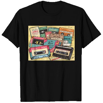 Discover old cassette tapes 90s T Shirts