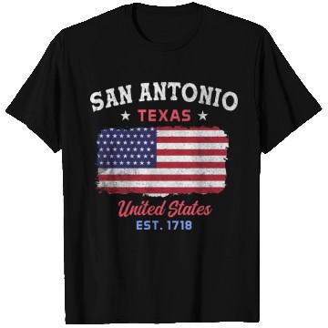 Discover San Antonio Texas est 1718 Design for proud San T Shirts
