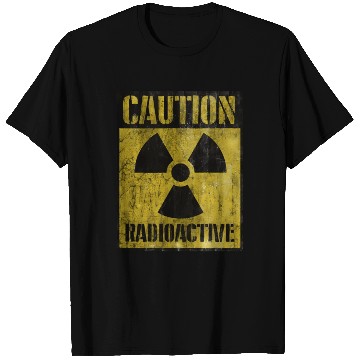 Discover Grunge Caution Radioactive Post Apocalypse Zombie T Shirts