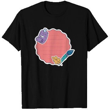 Discover Back to School Sticker T Shirts