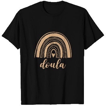 Discover Doula Rainbow Leopard Birth Doulas Gift T Shirts