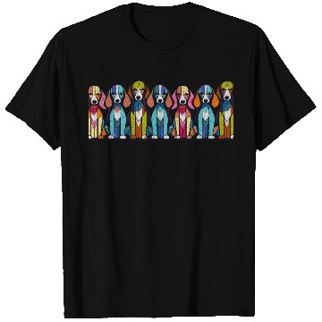 Discover Beagles - Colorful Artistic Design T Shirts
