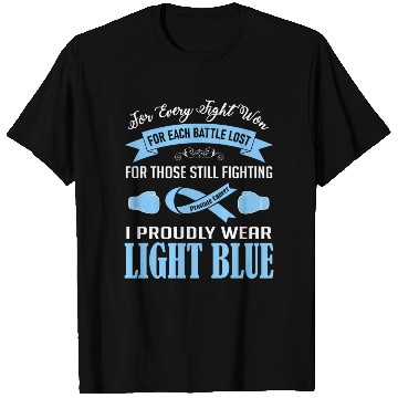Discover I Proudly Wear Light Blue Prostate Cancer T Shirts