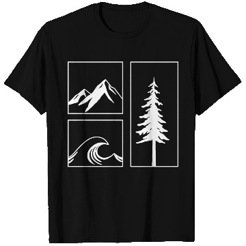 Discover Collected Nature White Version T Shirts