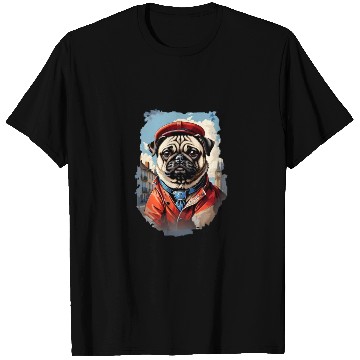 Discover Pug's British Adventure T Shirts