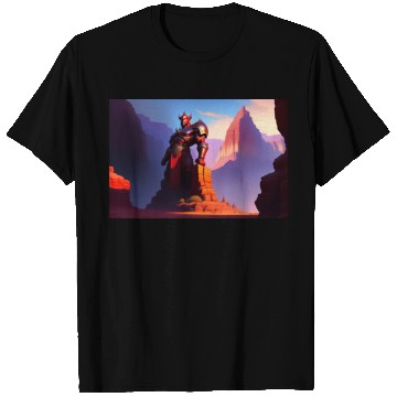Discover Khorne statue in the depths of the grand canyon T Shirts