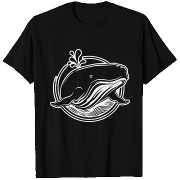 Discover Whale Ocean Marine T Shirts