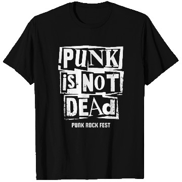 Discover punk rock music dead T Shirts