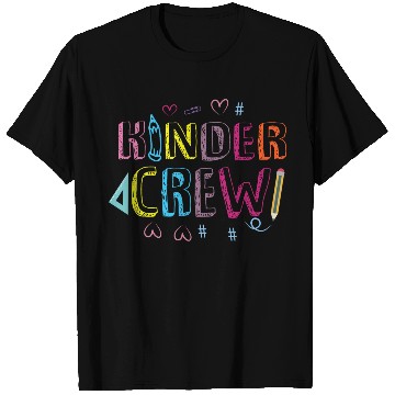 Discover Kinder Crew Kindergarten Preschool Teacher T Shirts