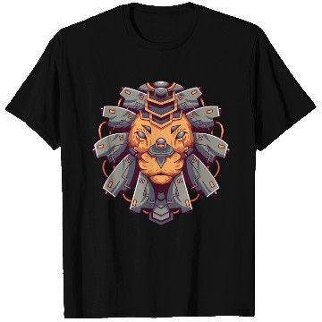 Discover Mecha Lion Head T Shirts