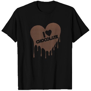 Discover I Love Chocolate Candy Heart Lover T Shirts