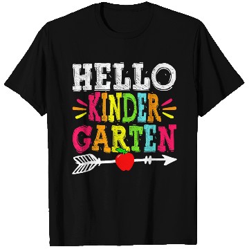 Discover Hello Kindergarten Teacher Funny Back To School T Shirts