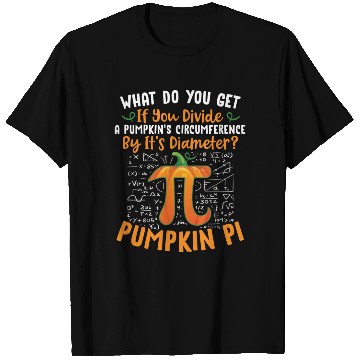 Discover Funny Pumpkin Pi Halloween Costume Math Teacher T Shirts