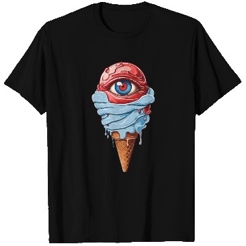 Discover an ice cream with a red eye T Shirts Design