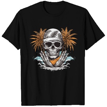 Discover Summer paradise beach T Shirts Design