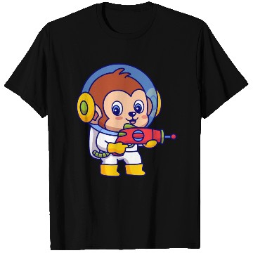 Discover Monkey Galaxy Astronaut T Shirts