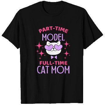 Discover Funny Model Cat Mom Lover T Shirts