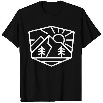 Discover Sunrise And Mountain For Dark T Shirts