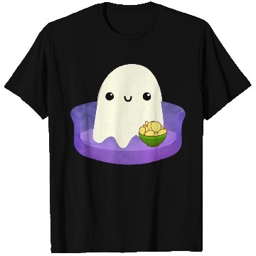 Discover Couch Potato Ghost With Potato Chips T Shirts