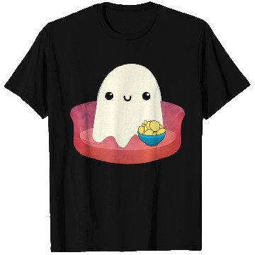 Discover Couch Potato Ghost With Potato Chips T Shirts